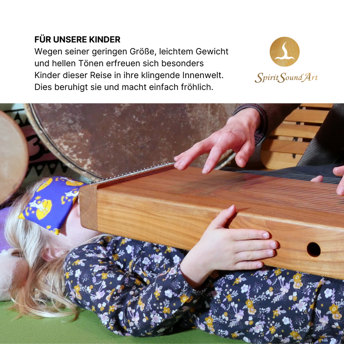 Unikat Monochord Gyde 100cm SE - Ton C/G - Handbemalt Mandala by KOKELKUNST Nadine Jäger